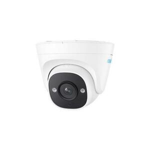 Camera supraveghere IP Dome Reolink P324, 5MP, IR 30 m, 4 mm, microfon, detectie persoane/vehicule, slot card, PoE (Alb) imagine