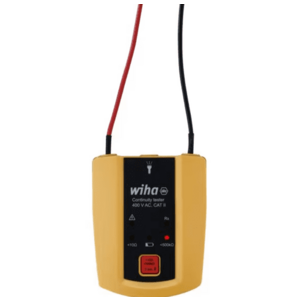 Tester de continuitate Wiha WH45222, SB 255-63, 400V AC (Negru/Galben) imagine