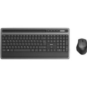 Kit Tastatura + Mouse Hama KMW-600, Wireless, USB (Negru/Gri) imagine