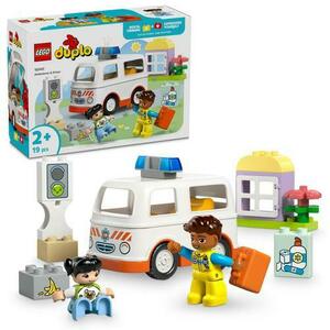 LEGO® DUPLO - Ambulanta si sofer 10447, 19 piese imagine