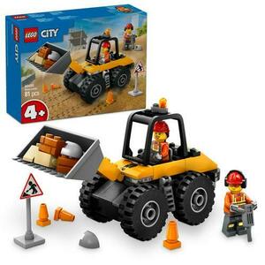 LEGO® City - Incarcator pe roti galben pentru constructii 60450, 81 piese imagine