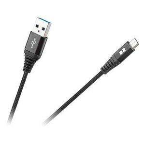 Cablu Rebel RB-6000-100-B, USB - MICRO USB, 1 m (Negru) imagine