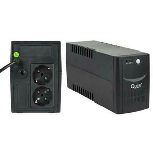 UPS Quer Micropower, 800VA/480W, 2 x Schuko (Negru) imagine