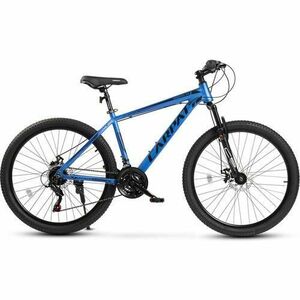 Bicicleta MTB-HT Carpat Spartan 2.6 C26322C, roti 26inch, Cadru Aluminiu, Albastru/Negru imagine