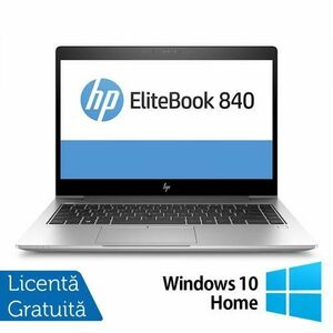 Laptop Refurbished HP EliteBook 840 G5, Intel Core i5-8250U 1.60 - 3.40GHz, 8GB DDR4, 256GB SSD, 14 Inch Full HD, Webcam + Windows 10 Home imagine