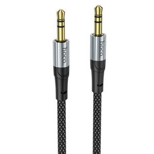 Cablu Audio 3.5mm - 3.5mm HOCO UPA26, 1m, Negru imagine