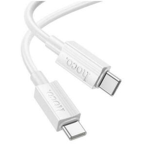 Cablu Date si Incarcare USB-C - USB-C HOCO X107, 60W, 1m, Alb imagine