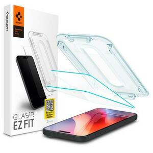 Folie de protectie Ecran Spigen EZ FIT pentru Apple iPhone 16 Pro, Sticla Securizata, Full Glue, Set 2 bucati imagine