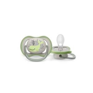 Suzeta Philips Avent Ultra Air SCF086/05, 6-18 luni, Balena, 1 buc (Verde) imagine