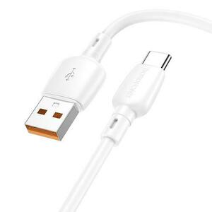 Cablu Date si Incarcare USB-A - USB-C Borofone BX93, 100W, 1m, Alb imagine