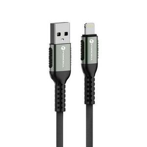 Cablu Date si Incarcare USB-A - Lightning Forcell F-Energy C257, 12W, 1.2m, Negru imagine