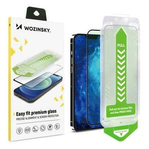 Folie de protectie Ecran WZK Premium pentru Apple iPhone 14 Pro Max, Sticla Securizata, Full Glue, Neagra imagine