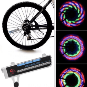 Lumini spite bicicleta, 32 LED multicolor cu 30 moduri iluminare imagine