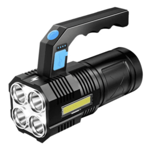 Lanterna de mana F-907 cu 4 LED si COB lateral imagine