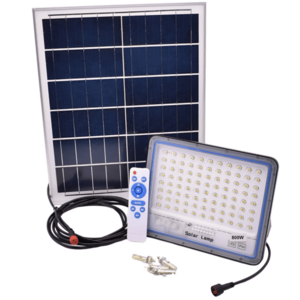 Proiector Solar LED putere 800W lumina alba cablu Lung 360 LED imagine