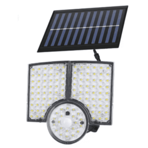 Lampa solara cu 3 casete reglabile senzor de miscare si 112 LED imagine