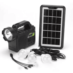 Kit solar GDPlus GD P30 cu 3 becuri sistem iluminare imagine