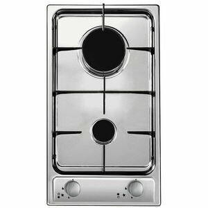 Plita incorporabila pe gaz Candy Domino CDG 32/1 SPX, 2 arzatoare, aprindere electrica, inox imagine