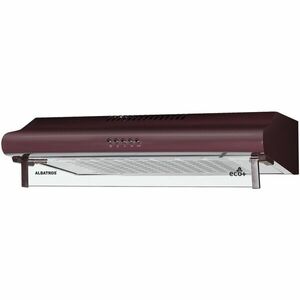 Hota traditionala Albatros H15AM ECO+, Capacitate absorbtie 198.1 m³/h, 3 viteze, 1 motor, Filtru acrilic, Tehnologie ECO+, Geam rabatabil, 50 cm, Maro imagine