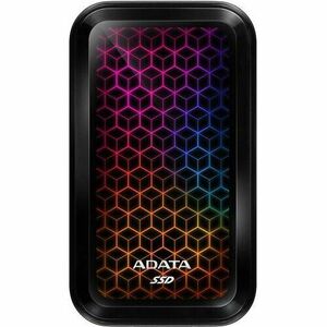 SSD extern ADATA SE770G 512GB, USB 3.2 Gen 2 Type-C, Iluminare RGB imagine