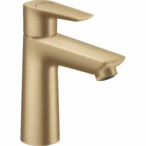 Baterie lavoar Hansgrohe Talis E 110, ventil pop-up, bronz peria imagine