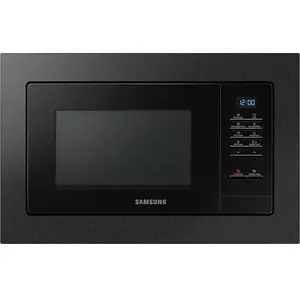 Cuptor cu microunde incorporabil Samsung MG23A7013CB/OL, 23L, 800W, Grill, 6 trepte de putere, Mod Eco, Dezghetare rapida, Functie Grill Fry, Negru imagine