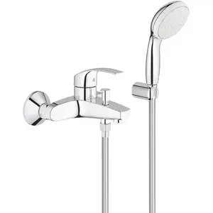 Baterie de cada si dus Grohe Eurosmart monocomanda cu set dus imagine