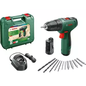 Masina de gaurit si insurubat (bormasina) pe acumulator Bosch EasyDrill 1200, 12 V, 1.5 Ah, 1500 RPM, 30 Nm, 2 acumulatori, incarcator, set burghiu si biti, valiza profesionala imagine