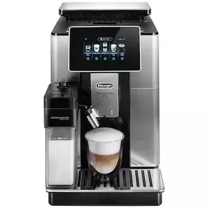 Espressor automat De’Longhi PrimaDonna SOUL ECAM 610.74.MB, 1450W, 19 bar, 2.2 l, LatteCrema System, Argintiu Negru imagine