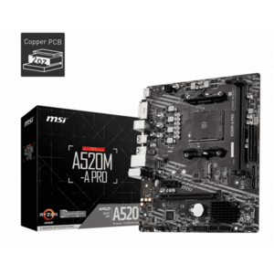 Placa de baza Socket AM4, A520M-A PRO imagine