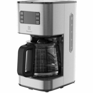 Cafetiera Electrolux Create 5 E5CM1-6ST, 1000 W, 1, 4l, selector aroma, suport filtru detașabil, Timer 24h, funcție de mentinere cald 40 min, Indicator lateral nivel apa 2-10 cești, full inox imagine