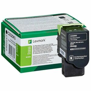 Toner Lexmark C2320K0, black imagine