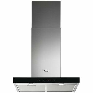 Hota decorativa AEG DBE5660HB, Putere de absorbtie 720 mc/h, Conectivitate plita, Control electronic, Filtre aluminiu lavabil, 1 motor, 60 cm, Inox imagine