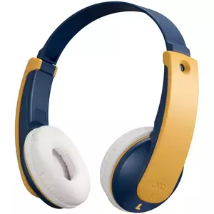 Casti audio pentru copii On Ear JVC HA-KD10W-P-E, Wireless, Bluetooth, Autonomie 16 ore, galben imagine