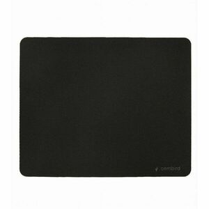 Mousepad , cauciuc si material textil, 220 x 180 x 3 mm, Negru, MP-S-BK imagine