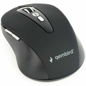 Mouse wireless Gembird, bluetooth, 1600 dpi, Negru, MUSWB-6B-01 imagine