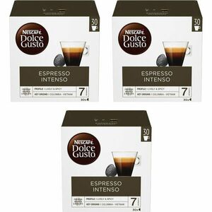 Set 3 x Capsule Nescafe Dolce Gusto Espresso Intenso Magnum pack, 90 capsule, 630g imagine