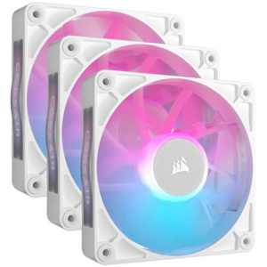 Ventilator / radiator Corsair iCUE LINK White RX120 RGB 120mm Three Fan Pack imagine