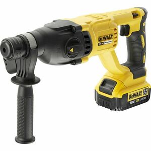 Ciocan rotopercutor pe acumulator SDS-Plus DeWalt DCH133M1, 18 V, 4 Ah, 2.6 J, 1550 RPM, 5680 BPM, acumulator, incarcator, maner lateral, valiza profesionala imagine