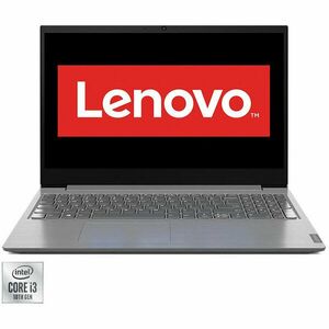 Laptop Lenovo 15.6'' V15 IML, FHD, Intel Core i3-10110U, 8GB DDR4, 256GB SSD, GMA UHD, No OS, Iron Grey imagine