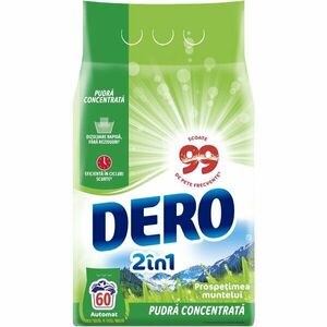 Detergent de rufe pudra Dero 2in1 Prospetimea Muntelui, 4.5 kg, 60 spalari imagine