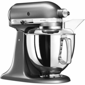 Mixer cu bol KitchenAid Artisan 5KSM175PSEMS, 300W, 4.8L, Medalion Silver imagine