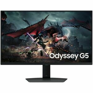 Monitor Samsung Odyssey G5, 27, QHD, IPS, 180Hz, 1ms, Negru imagine