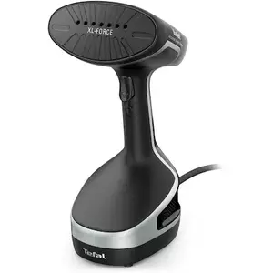 Aparat de calcat vertical cu abur TEFAL Access Steam 2 în 1, DT8270E1, 2000 W, jet de abur 90 g/min, functie AUTO OFF, Negru imagine