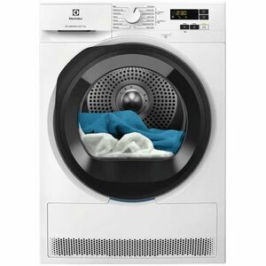 Uscator de rufe Electrolux EW6D195GE, Pompa de caldura, 9 kg, Clasa A+++, GentleCare + Sensicare, Motor Inverter, Usa reversibila, Alb imagine