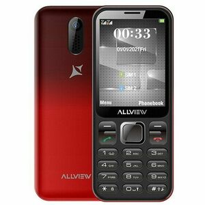 Telefon mobil Allview M20 LUNA, Negru/Rosu imagine