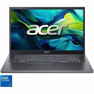 Laptop Gaming Acer Aspire 17 A17-51M-519V cu procesor Intel® Core™ 5-120U pana la 5.0 GHz, 17.3, Full HD, IPS, 16GB LPDDR5 RAM, 512GB SSD, Intel® Graphics, No, Steel Gray imagine