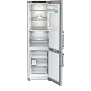 Combina frigorifica Liebherr CBNsdc 575i Prime, NoFrost, BioFresh, 60 cm, 362 l, SmartDevice, EasyTwist-Ice, SoftTelescopic, Sertar Meat & Dairy, VarioTemp, Clasa C, SmartSteel imagine