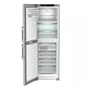 Combina frigorifica Liebherr SBNsdd 526i Prime, BioFresh si NoFrost, 60 cm, 313 l, SmartDeviceBox integrat, IceMaker, Sertar Meat & Dairy, Clasa D, SmartSteel imagine