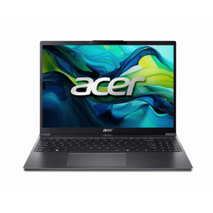 Laptop Acer 15.3'' Aspire Go 15 AG15-51P, WUXGA IPS, Procesor Intel® Core™ i7-1355U (12M Cache, up to 5.00 GHz), 16GB DDR5, 512GB SSD, Intel Integrated Graphics, No OS, Steel Gray imagine